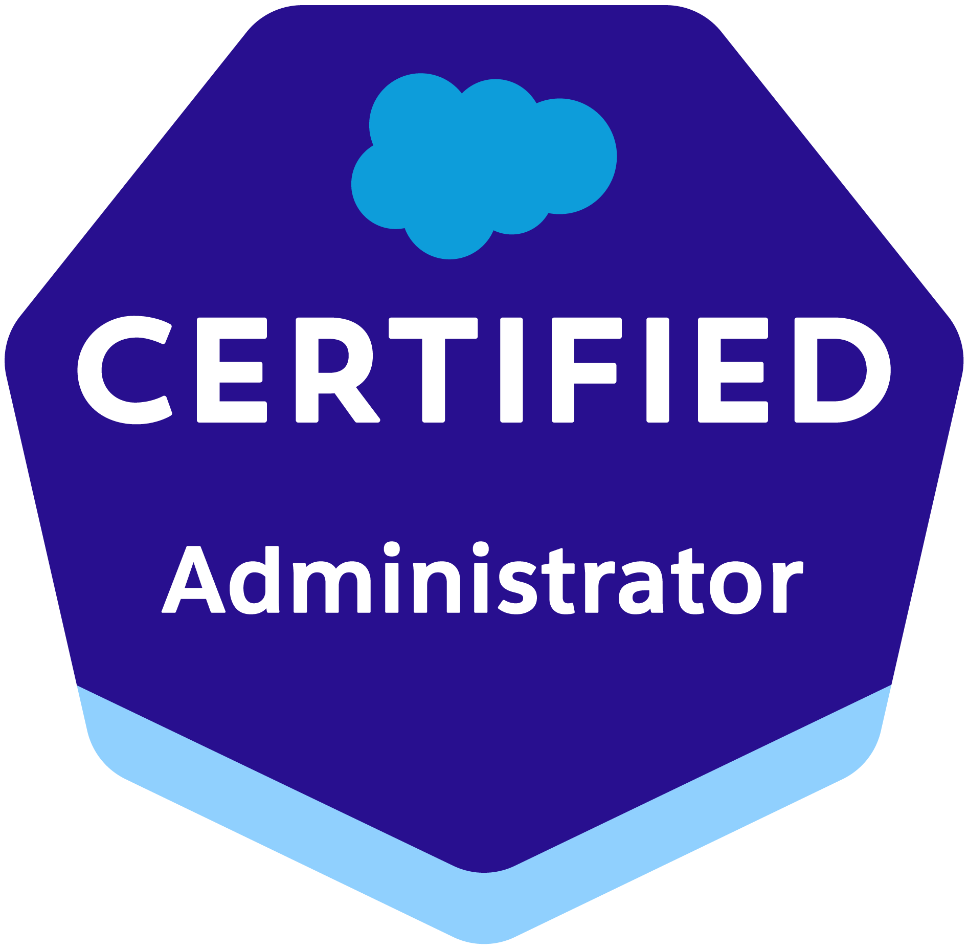 Salesforce Certified Administrator (SCA) credential badge